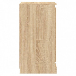Sideboard Sonoma-Eiche 37,5x35,5x67,5 cm Holzwerkstoff