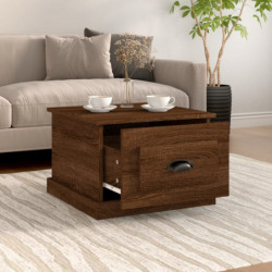 Couchtisch Braun Eichen-Optik 50x50x35 cm Holzwerkstoff