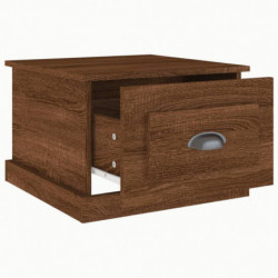 Couchtisch Braun Eichen-Optik 50x50x35 cm Holzwerkstoff