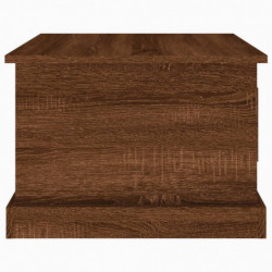 Couchtisch Braun Eichen-Optik 50x50x35 cm Holzwerkstoff