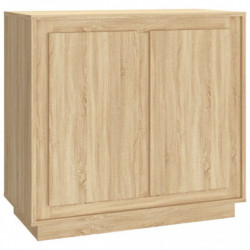 Sideboard Sonoma-Eiche 80x34x75 cm Holzwerkstoff