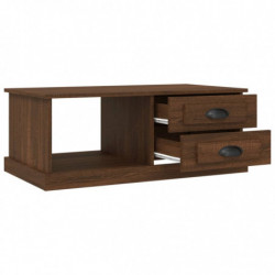 Couchtisch Braun Eichen-Optik 90x50x35 cm Holzwerkstoff