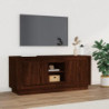 TV-Schrank Braun Eichen-Optik 102x35x45 cm Holzwerkstoff