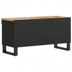 TV-Schrank 85x33x43,5 cm Massivholz Mango