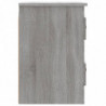 Wand-Nachttische 2 Stk. Grau Sonoma 41,5x36x53 cm