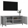 TV-Schrank mit Türen Grau Sonoma 102x35x45 cm Holzwerkstoff
