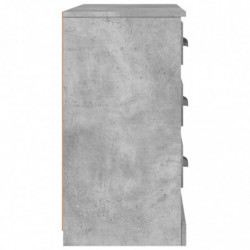 Sideboard Betongrau 104,5x35,5x67,5 cm Holzwerkstoff