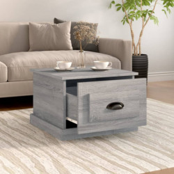 Couchtisch Grau Sonoma 50x50x35 cm Holzwerkstoff