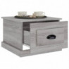 Couchtisch Grau Sonoma 50x50x35 cm Holzwerkstoff