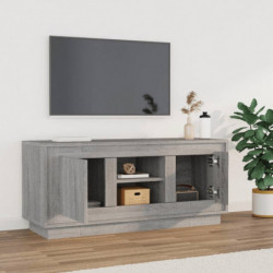 TV-Schrank Grau Sonoma 102x35x45 cm Holzwerkstoff