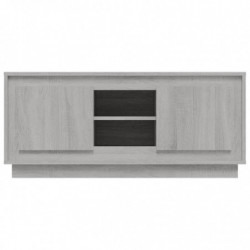 TV-Schrank Grau Sonoma 102x35x45 cm Holzwerkstoff