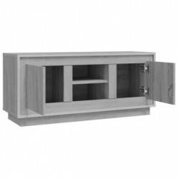 TV-Schrank Grau Sonoma 102x35x45 cm Holzwerkstoff