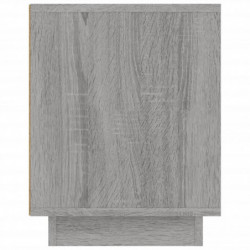 TV-Schrank Grau Sonoma 102x35x45 cm Holzwerkstoff