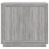 Sideboard Grau Sonoma 80x34x75 cm Holzwerkstoff