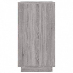 Sideboard Grau Sonoma 80x34x75 cm Holzwerkstoff