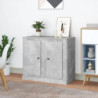 Sideboards 2 Stk. Betongrau 37,5x35,5x67,5 cm Holzwerkstoff