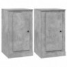 Sideboards 2 Stk. Betongrau 37,5x35,5x67,5 cm Holzwerkstoff