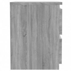 Nachttisch Grau Sonoma 30×30×40 cm Holzwerkstoff
