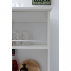 Bartisch WL5.732 Weiß 120 x 107,5 x 60 cm Stehtisch Holz Küchenbartisch