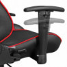 SCORE - Gaming Chair aus Kunstleder in Schwarz/Rot
