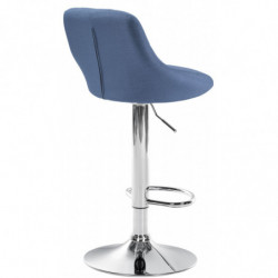 Barhocker Lazio Stoff chrom