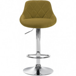 Barhocker Lazio Stoff chrom