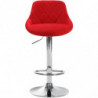 Barhocker Lazio Stoff chrom