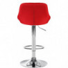 Barhocker Lazio Stoff chrom