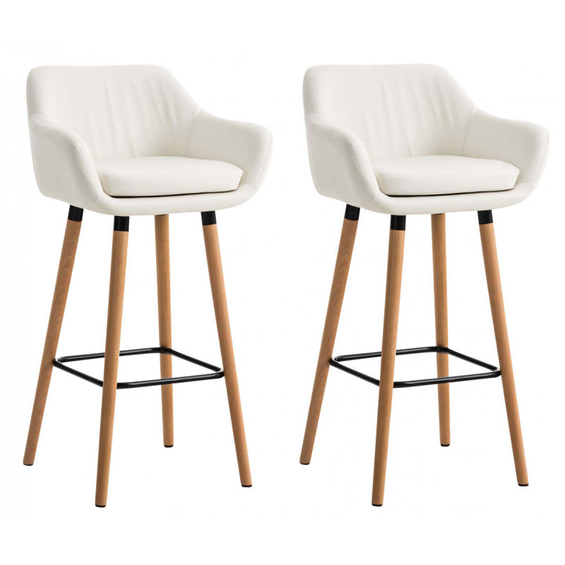 2er Set Barhocker Grant Kunstleder