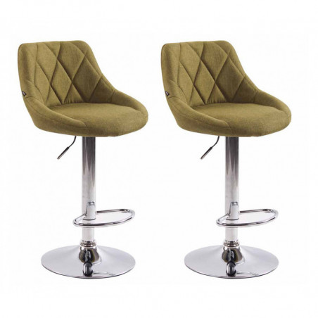 2er Set Barhocker Lazio Stoff