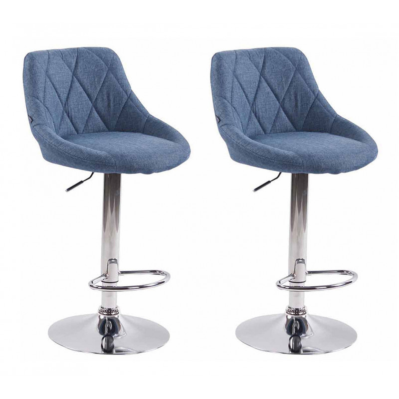 2er Set Barhocker Lazio Stoff