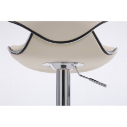 2er Set Barhocker Las Vegas V2 Kunstleder chrom
