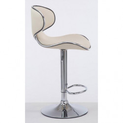 2er Set Barhocker Las Vegas V2 Kunstleder chrom