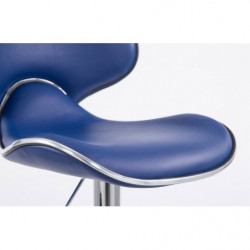 2er Set Barhocker Las Vegas V2 Kunstleder chrom
