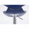 2er Set Barhocker Las Vegas V2 Kunstleder chrom