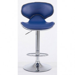 2er Set Barhocker Las Vegas V2 Kunstleder chrom