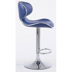 2er Set Barhocker Las Vegas V2 Kunstleder chrom