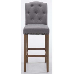 2er Set Barhocker Louise Stoff antik-hell