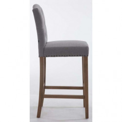 2er Set Barhocker Louise Stoff antik-hell