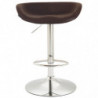 Barhocker Anaheim Filz chrom