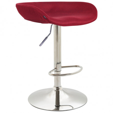 Barhocker Anaheim Stoff chrom