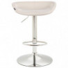 Barhocker Anaheim Stoff chrom
