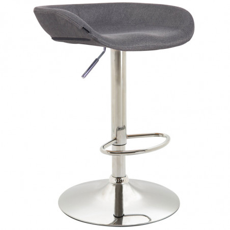 Barhocker Anaheim Stoff chrom