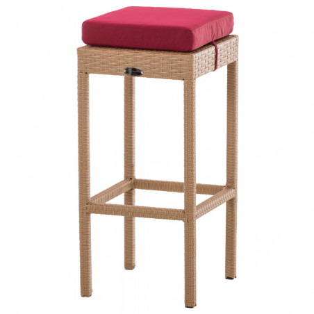Barhocker Alia rubinrot