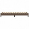 Boxspringbett Braun 90x190 cm Kunstleder