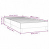 Boxspringbett Braun 90x190 cm Kunstleder