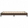 Boxspringbett Braun 140x200 cm Kunstleder