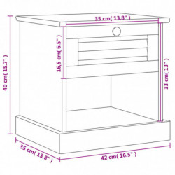 Nachttisch VIGO 42x35x40 cm Massivholz Kiefer