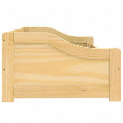 Tagesbett mit 2 Schubladen IRUN 90x200 cm Massivholz Kiefer