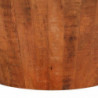 Couchtisch Ø 52x30 cm Massivholz Mango